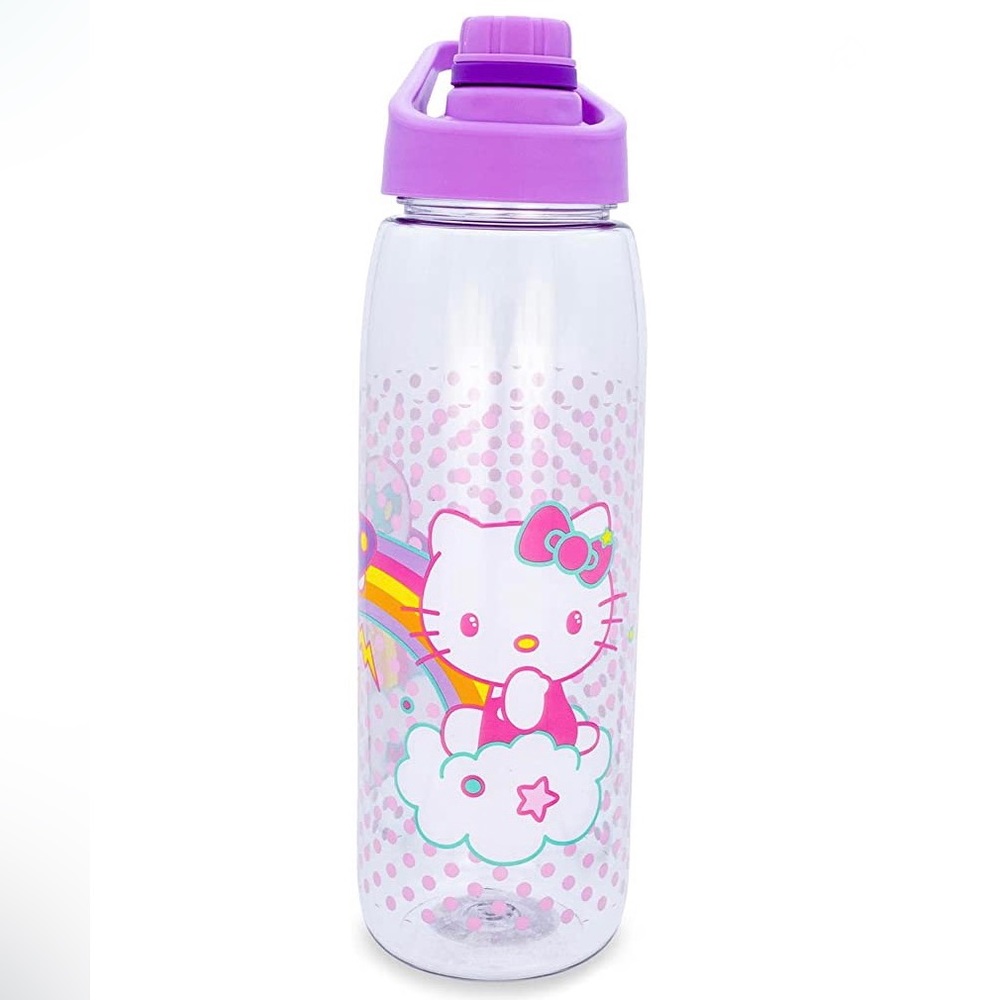Sanrio Hello Kitty and Joey Mouse Rainbow Water Bottle